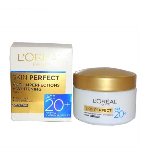 Loreal Paris Skin Perfect Anti-Imperfections plus Whitening 20+ Cream 50g